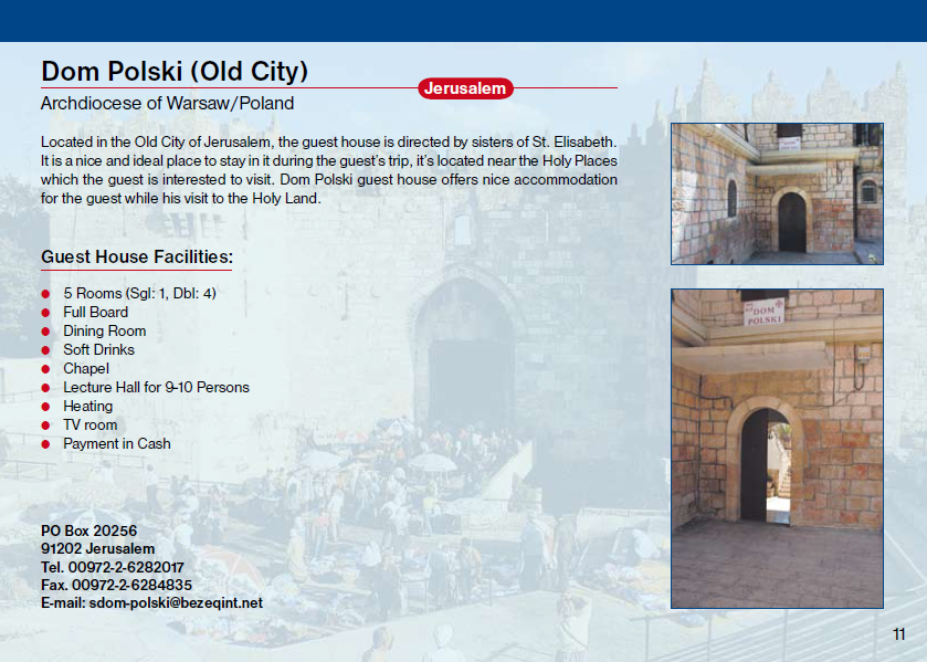 Dom Polski Old City Guest House Jerusalem