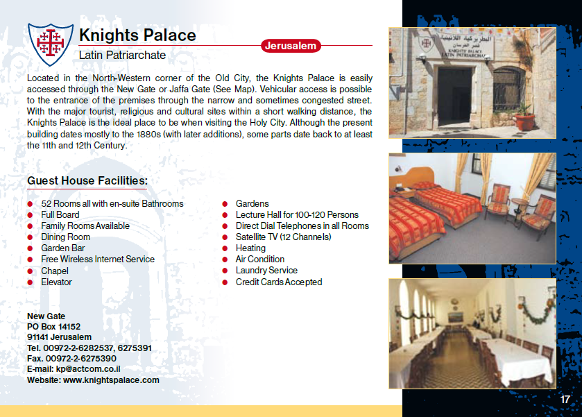 Knights Palace Guest House Jerusalem