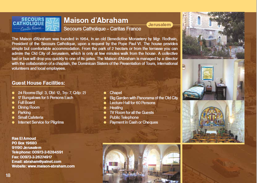 Maison d'Abraham Guest House Jerusalem