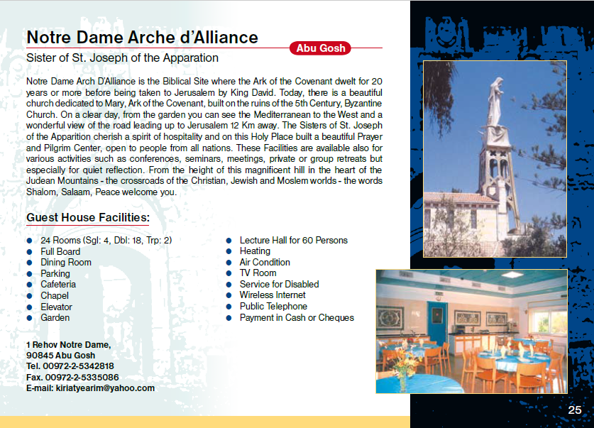 Notre Dame Arch d'Alliance Guest House Jerusalem