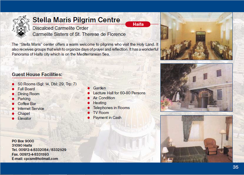 Stella Maris Pilgrim Center Guest House Jerusalem